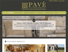 Tablet Screenshot of pavetile.com